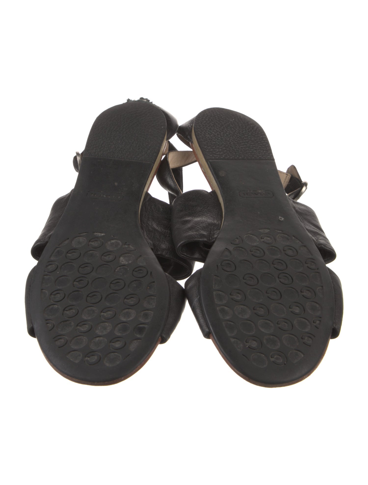 Coach Leather Sandals